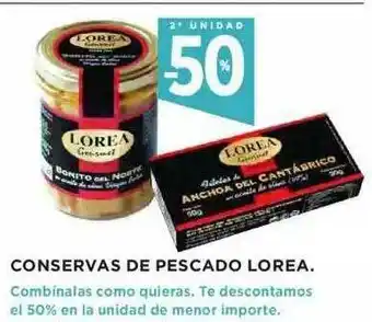 Hipercor Conservas De Pescado Lorea oferta