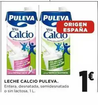 Hipercor Leche Calcio Puleva oferta