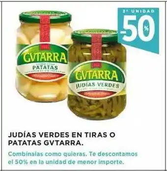 Hipercor Judías Verdes En Tiras O Patatas Gvtarra oferta
