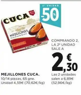 Hipercor Mejillones Cuca oferta
