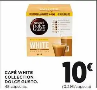Hipercor Café White Collection Dolce Gusto oferta
