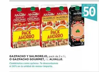 Hipercor Gazpacho Y Salmorejo O Gazpacho Gourmet Alvalle oferta