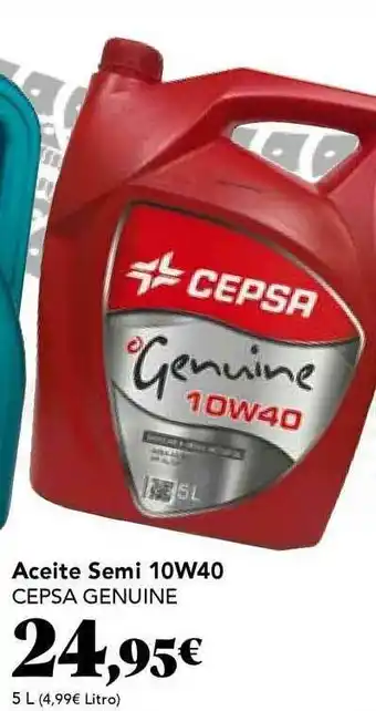 Gadis Aceite Semi 10W40 Cepsa Genuine 5L oferta
