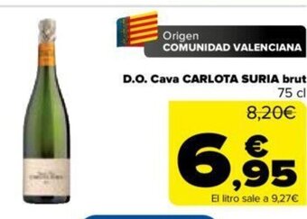 Carrefour D.O Cava Carlota Suria Brut oferta