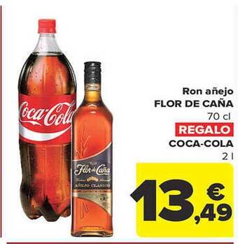 Carrefour Ron añejo flor de caña oferta