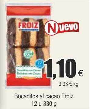FROIZ Bocaditos al cacao froiz oferta
