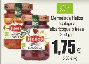 FROIZ Mermelada helios ecológica albaricoque o fresa oferta