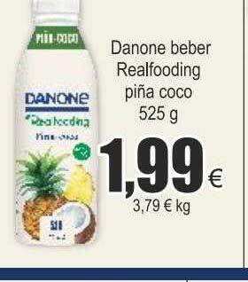 FROIZ Danone beber realfooding piña coco oferta
