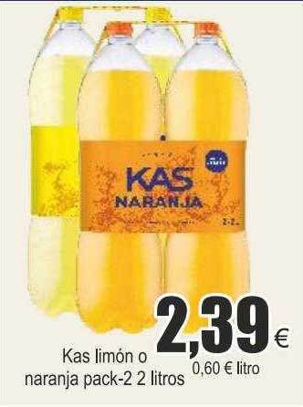 FROIZ Kas limón o naranja oferta