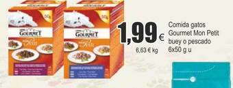 FROIZ Comida gatos gourmet mon petit buey o pescado oferta