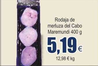 FROIZ Rodaja de merluza del cabo maremundi oferta