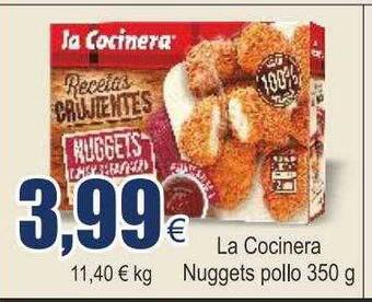 FROIZ La cocinera nuggets pollo oferta