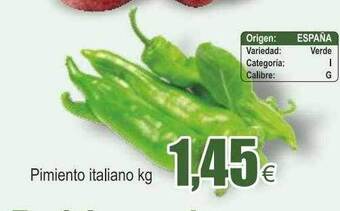 FROIZ Pimiento italiano oferta