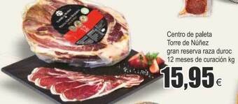 FROIZ Centro de paleta torre de núnez gran reserva raza duroc oferta
