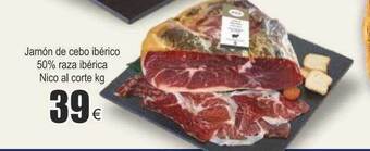 FROIZ Jamón de cebo ibérico 50% raza ibérica nico al corte oferta