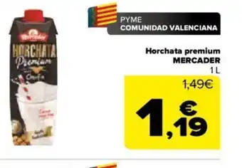 Carrefour Mercader Horchata Premium oferta
