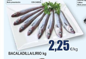 FROIZ Bacaladilla/Lirio oferta