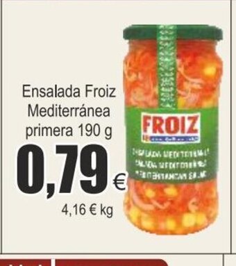 FROIZ Ensalada Froiz Mediterránea Primera oferta