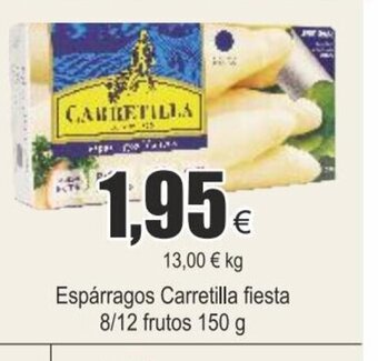 FROIZ Espárragos Carretilla Fiesta 8/12 Frutos oferta