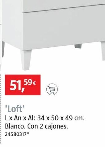 Bauhaus Cajonera oferta