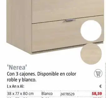 Bauhaus Cajonera nerea oferta