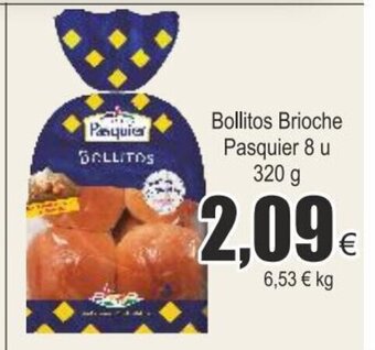 FROIZ Bollitos Brioche Pasquier 8u 320g oferta
