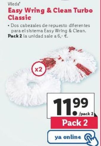 Lidl Recambio de fregona vileda oferta