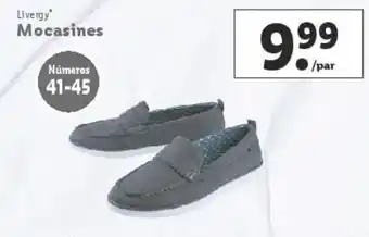 Lidl Mocasines livergy oferta