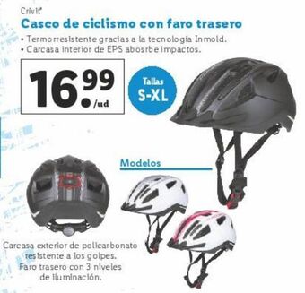 Lidl Casco para bicicleta crivit oferta