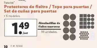 Lidl Protector de suelo parkside oferta