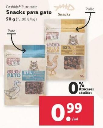Lidl Snacks para mascotas coshida oferta