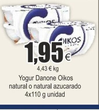 FROIZ Yogur Danone Oikos Natural o Natural Azucarado oferta