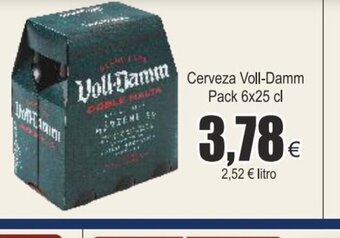 FROIZ Cerveza Voll-Damm Pack 6x25cl oferta
