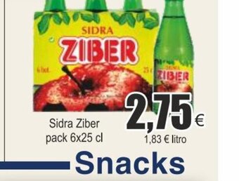 FROIZ Sidra Ziber Pack 6x25cl oferta