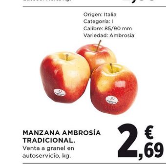 El Corte Inglés Manzana ambrosía oferta