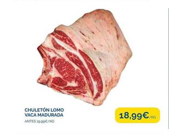 Supermercados La Despensa Chuletón lomo vaca madurada oferta