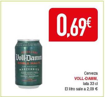 Masymas Cerveza voll-damm lata 33 cl oferta