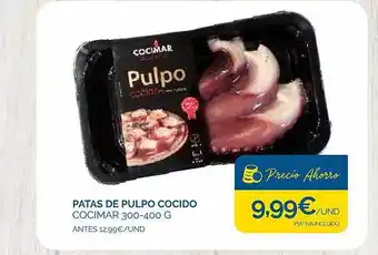 Supermercados La Despensa Patas de pulpo cocido cocimar 300-400 g oferta