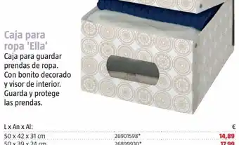Bauhaus Cajas para ropa ella oferta