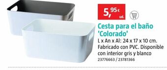 Bauhaus Cesta de baño oferta