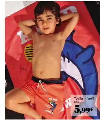 Gadis Toalla Infantil Desde oferta