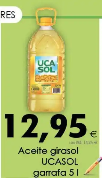 Cash Ifa Aceite girasol ucasol garrafa 5 l oferta