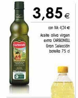 Cash Ifa Aceite oliva virgen extra carbonell gran seleccion botella 75 cl oferta