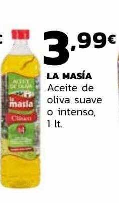 Supermercados Lupa La masía aceite de oliva suave o intenso oferta