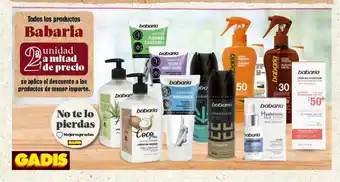 Gadis Todos los productos Babaria oferta