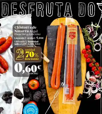 Gadis Chistorra de Navarra Argal Pieza 200g oferta