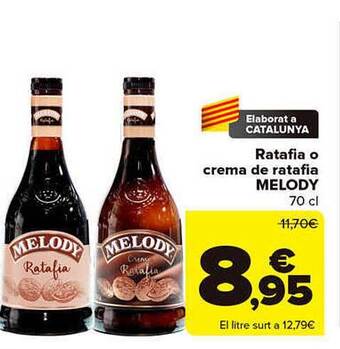 Carrefour Ratafia o crema de ratafia melody oferta