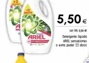 Cash Ifa Detergente liquido ariel oferta
