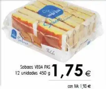 Cash Ifa Sabaos vega pas 12 unidades 450 g oferta