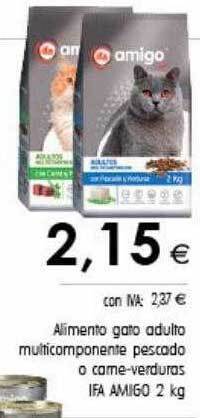 Cash Ifa Alimento gato adulto multicomponente pescado o carne-verduras ifa amigo oferta